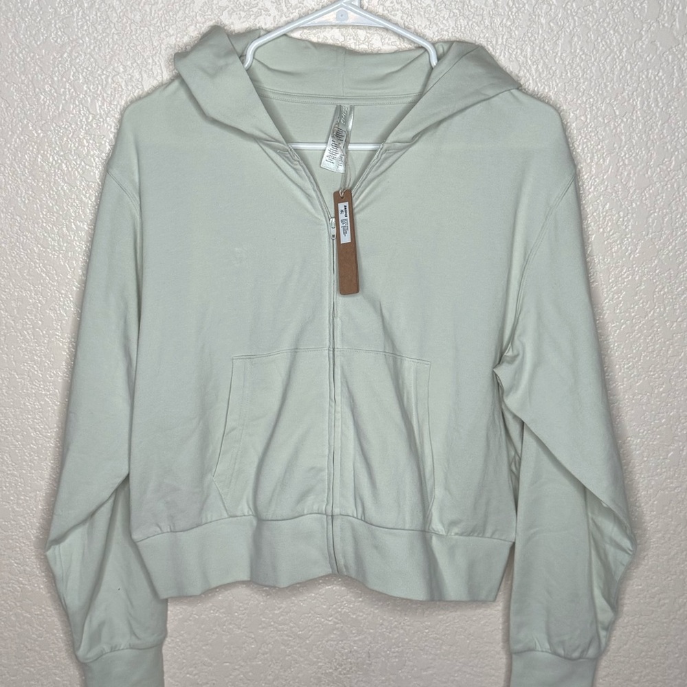 Skims Cotton Jersey Slim Hoodie